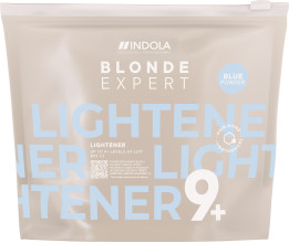 Голубой беспылевой осветляющий порошок для волос Indola Professional Blonde Expert Lightener 9+ Blue 