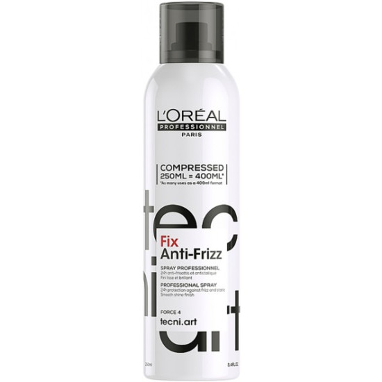 Лак для волос сильной фиксации с защитой от влаги L'Oreal Professionnel Tecni.Art Air Fix Anti-Frizz Force 4