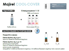 Стойкая крем-краска для волос L'Oreal Professionnel Majirel Cool Cover