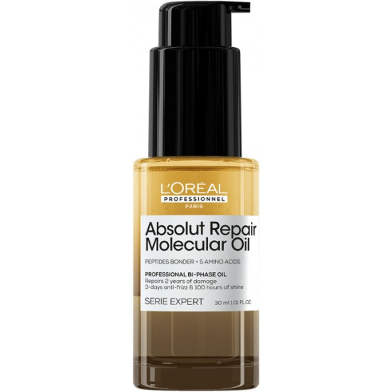 Молекулярное двухфазное масло для поврежденных волос L'Oreal Professionnel Absolut Repair Molecular Bi-Phase Oil