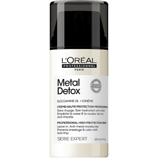 Крем-уход для уменьшения ломкости волос L'Oreal Professionnel Serie Expert Metal Detox High Protection Cream