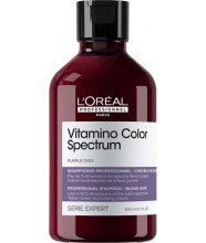 Шампунь для блиску та нейтралізації жовтих відтінків L'Oreal Professionnel Serie Expert Vitamino Color Spectrum Purple Dyes Shampoo