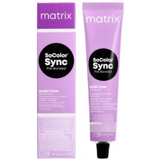 Крем-краска без аммиака для волос на кислотной основе Matrix SoColor Sync Pre-Bonded acidic toner