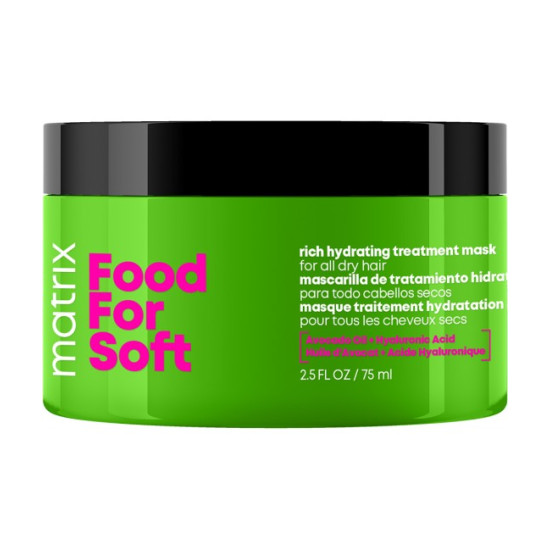Маска для интенсивного питания и увлажнения волос Matrix Food For Soft Rich Hydrating Treatment Mask Маска для интенсивного питания и увлажнения волос Matrix Food For Soft Rich Hydrating Treatment Mask