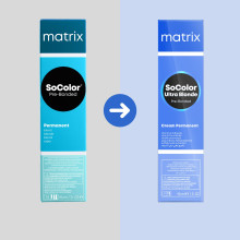 Стойкая крем-краска для волос Matrix SoColor Pre-Bonded Ultra Blond Plus Стойкая крем-краска для волос Matrix SoColor Pre-Bonded Ultra Blond Plus
