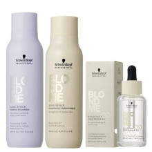 Фіолетовий шампунь для волосся Schwarzkopf Professional BlondMe Bond Repair Purple Shampoo 