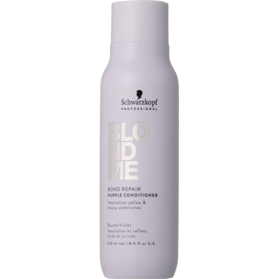 Фиолетовый кондиционер для волос Schwarzkopf Professional BlondMe Bond Repair Purple Conditioner Фиолетовый кондиционер для волос Schwarzkopf Professional BlondMe Bond Repair Purple Conditioner
