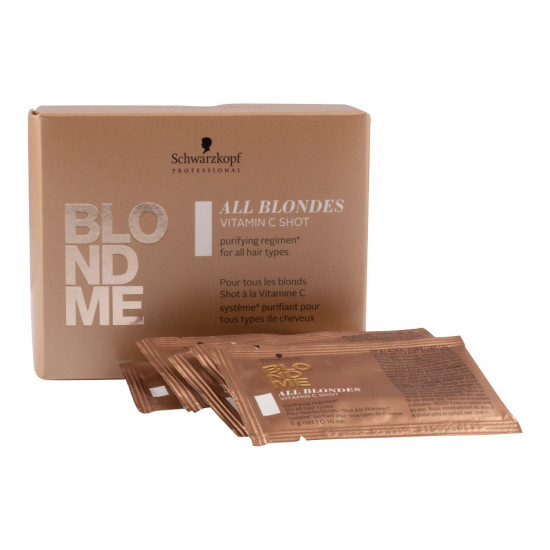 Очищающий детокс-концентрат для светлых волос Schwarzkopf Professional BlondMe Detox All Blondes Vitamin C Shots