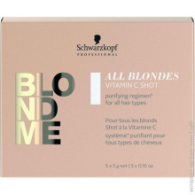 Очищающий детокс-концентрат для светлых волос Schwarzkopf Professional BlondMe Detox All Blondes Vitamin C Shots