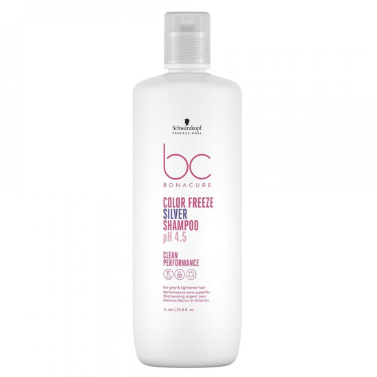 Нейтрализующий шампунь с фиолетовым оттенком Schwarzkopf Professional BC Bonacure pH 4.5  Color Freeze Silver Micellar Shampoo