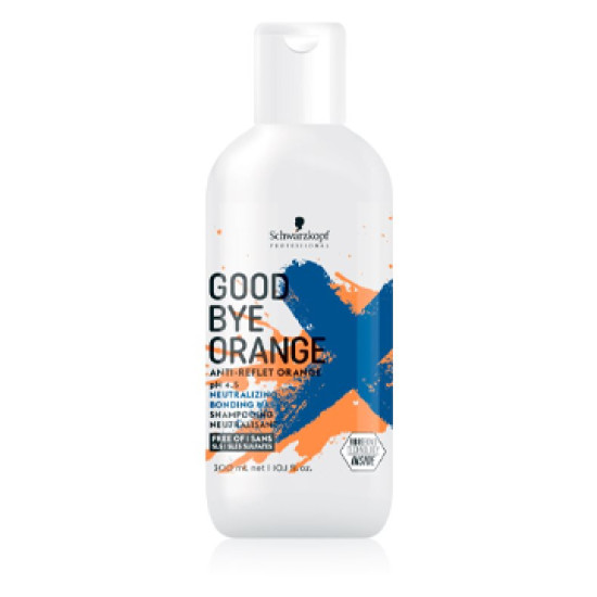 Безсульфатный шампунь с антиоранжевым эффектом Schwarzkopf Professional Goodbye Orange Shampoo