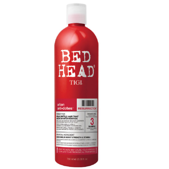 Шампунь для відновлення слабкого, ламкого волосся TIGI Bed Head Urban Antidotes Resurrection Shampoo