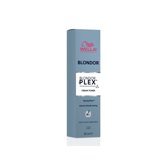 Крем-тонер для экспресс-сервисов тонировки блонда  Wella Professionals Blondor Plex Cream Toner
