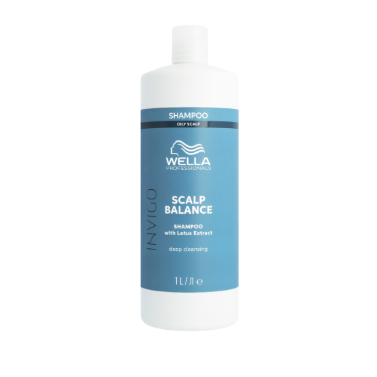 Шампунь для глубокой очистки волос и кожи головы Wella Professionals Invigo Balance Deep Cleansing Shampoo