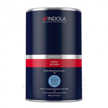 Голубой беспылевой осветляющий порошок для волос Indola Professional Rapid Blond+ Blue Dust-Free Powder