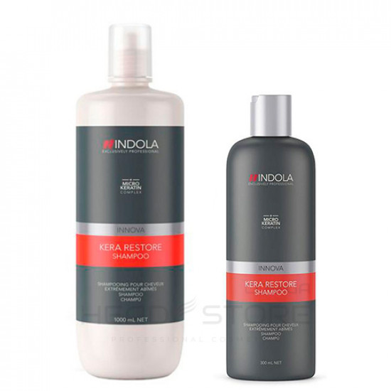 Шампунь для волосся кератинове відновлення Indola Professional Innova Kera Restore Shampoo