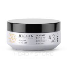 Глина для волос легкой фиксации Indola Professional Innova Texture Soft Clay