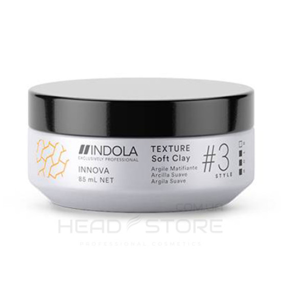Глина для волосся легкої фіксації Indola Professional Innova Texture Soft Clay