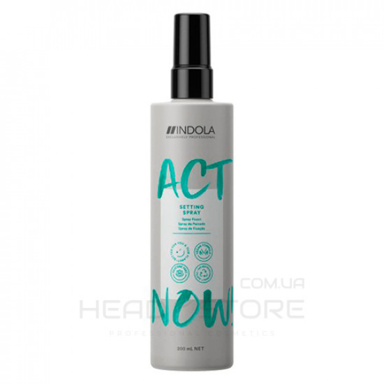 Моделирующий спрей для волос Indola Professional Act Now Setting Spray