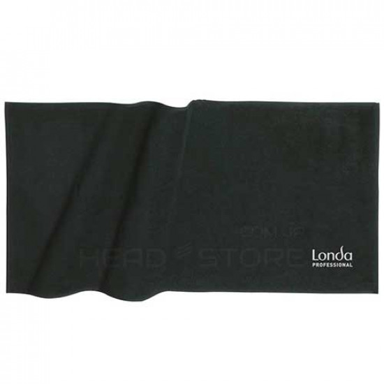 Рушник з бавовни чорний Londa Professional Towel Black 