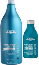 Шампунь для поврежденных волос с кератином L'Oreal Professionnel Pro-Keratin Refill Shampoo