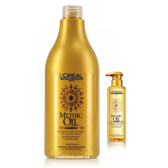 Шампунь для питания и блеска всех типов волос L'Oreal Professionnel Mythic Oil Shampoo
