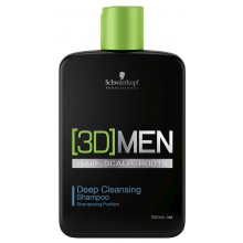 Шампунь для глибокого очищення Schwarzkopf Professional [3D]MEN Deep Cleansing Shampoo