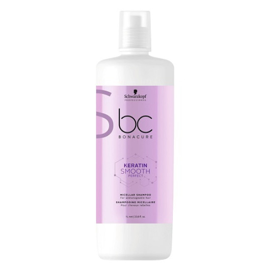 Мицеллярный шампунь для гладкости волос с кератином Schwarzkopf Professional BC Bonacure Keratin Smooth Perfect Micellar Shampoo