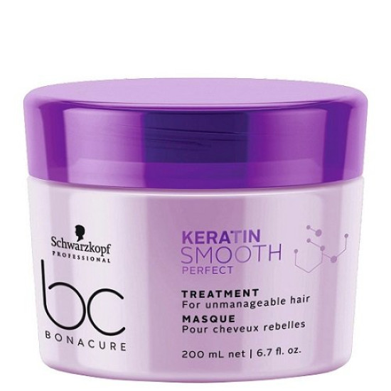 Маска для гладкости волос с кератином Schwarzkopf Professional BC Bonacure Keratin Smooth Perfect Treatment Mask