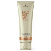 Шампунь для яркости цвета светлых волос Schwarzkopf Professional BlondMe Color Enhancing Blonde Shampoo Rich Caramel
