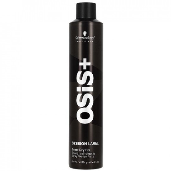 Суперсухий лак для волосся сильної фіксації Schwarzkopf Professional Osis+ Session Label Super Dry Fix