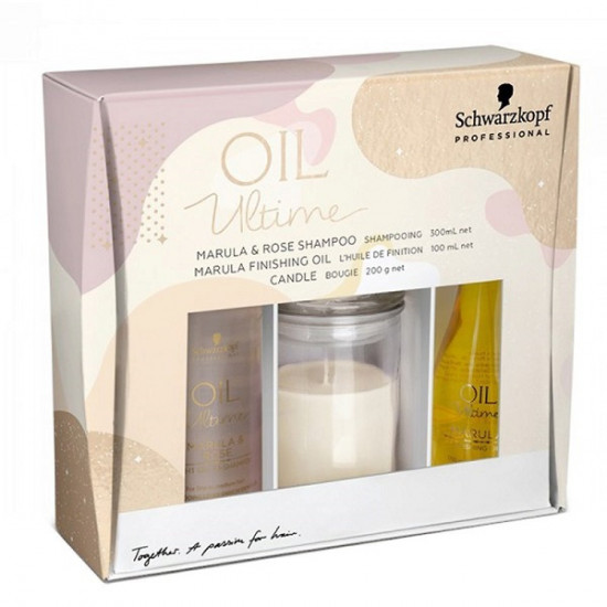 Подарочный набор для волос Schwarzkopf Professional Oil Ultime Marula & Rose Set 