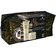 Подарочный набор шампунь, маска + подарок Schwarzkopf Professional Blondme 