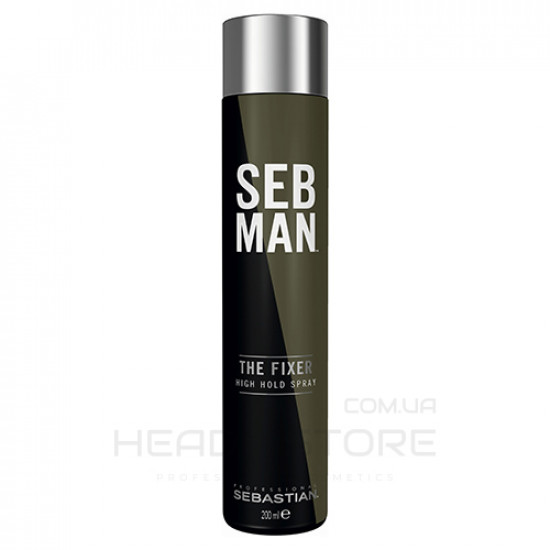 Лак моделирующий для волос сильной фиксации Sebastian Professional SebMan Styling The Fixer High Hold Hairspray