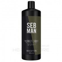 Шампунь три в одном для ухода за волосами, бородой и телом Sebastian Professional SebMan Care The Multi-Tasker 3-in-1- Hair, Beard & Body Shampoo Шампунь три в одном для ухода за волосами, бородой и телом Sebastian Professional SebMan Care The Multi-Tasker 3-in-1- Hair, Beard & Body Shampoo