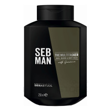 Шампунь три в одном для ухода за волосами, бородой и телом Sebastian Professional SebMan Care The Multi-Tasker 3-in-1- Hair, Beard & Body Shampoo Шампунь три в одном для ухода за волосами, бородой и телом Sebastian Professional SebMan Care The Multi-Tasker 3-in-1- Hair, Beard & Body Shampoo