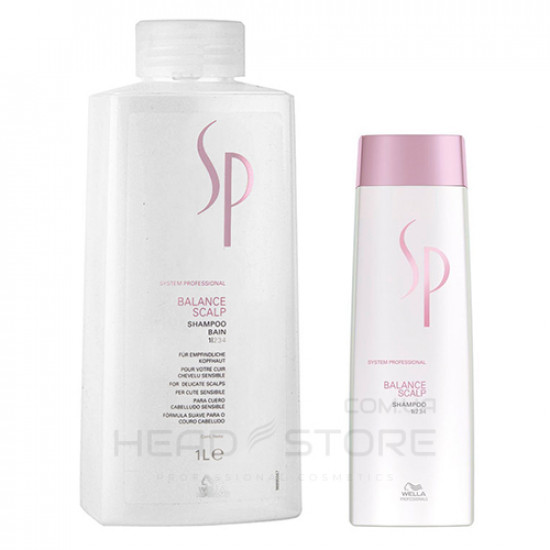 Шампунь для чувствительной кожи головы Wella Professionals SP Balance Scalp Shampoo 