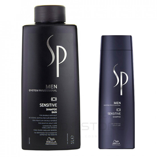 Мужской шампунь для чувствительной кожи головы Wella Professionals SP Men Sensitive Shampoo 