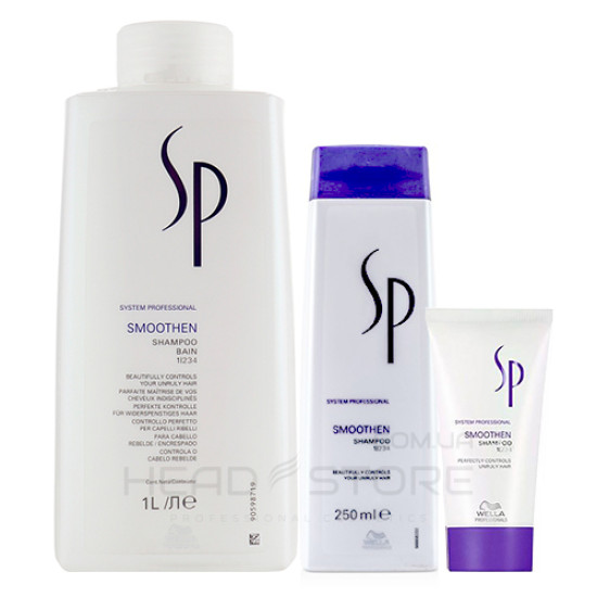 Разглаживающий шампунь для непослушных волос Wella Professionals SP Smoothen Shampoo