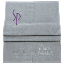 Полотенце из хлопка для волос Wella Professionals SP Towel Black-Silver 
