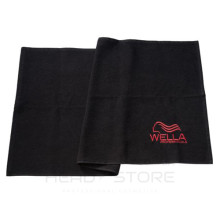 Полотенце из хлопка черное Wella Professionals Towel Black Ganter