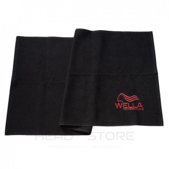 Рушник з бавовни чорний Wella Professionals Towel Black Ganter